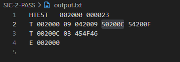 SIC Assembler