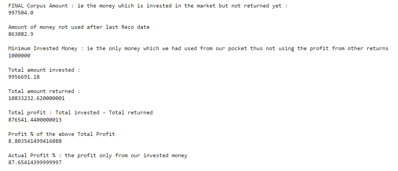 Stock Portfolio Risk Management
